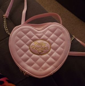 Polly Pocket Quilted Heart Crossbody Bag